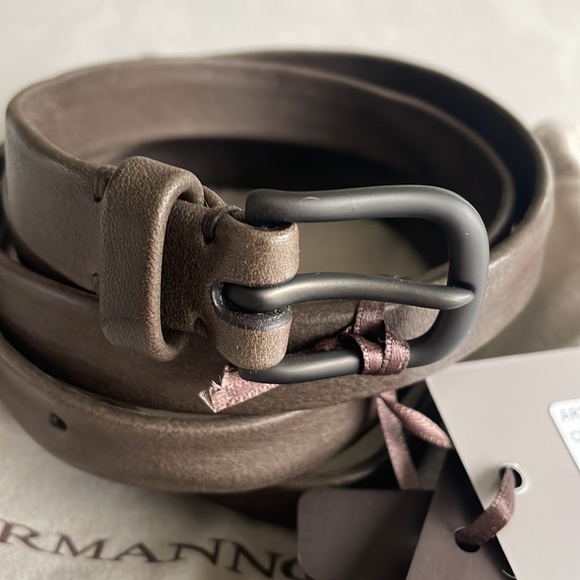 Ermanno Scervino leather belt size 105 made in Italy - Picture 4 of 10